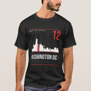 Camiseta Washington DC DMV Skyline ShiftTape Vol 12