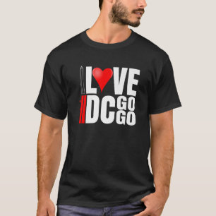 Camiseta Washington DC Eu Amo Música Go Go 14