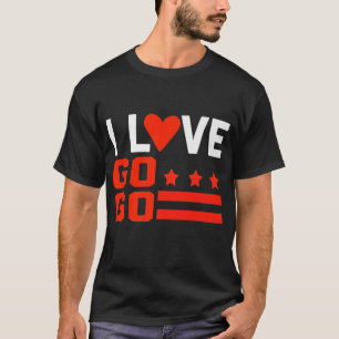 Camiseta Washington DC I Love Go Music presente para crianç