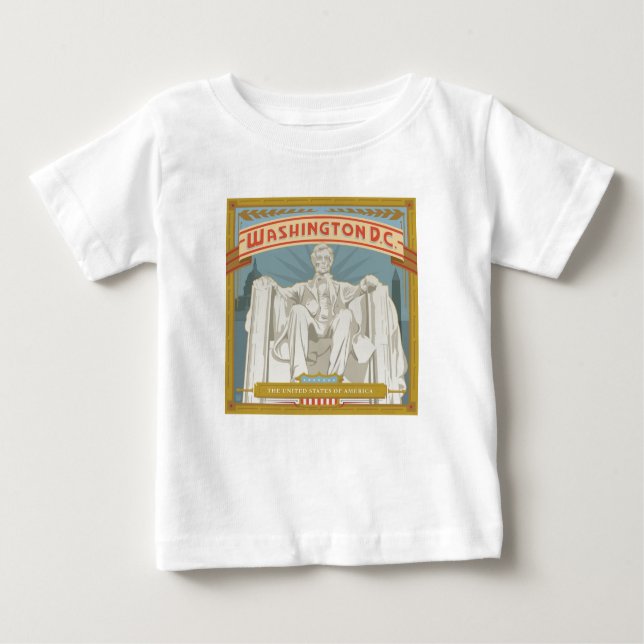 Camiseta Washington DC | Memorial Lincoln (Frente)