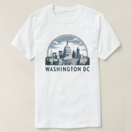 Camiseta Washington DC Skyline