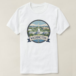 Camiseta Washington DC Skyline
