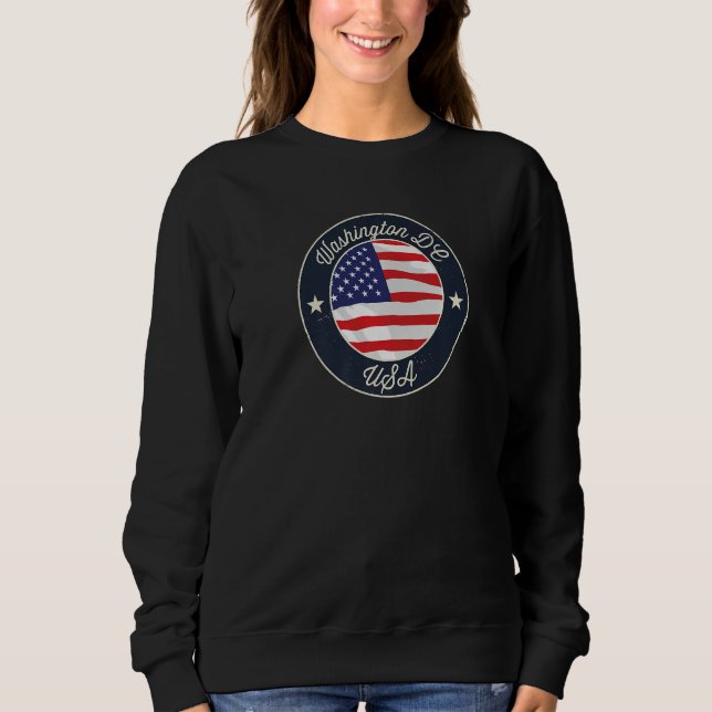 Camiseta Washington DC Souvenir Retro Graphic Premium (Frente)