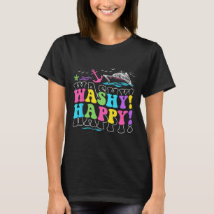 Camiseta Washington Happy Traveling Beach Trip Ship Tour Cr