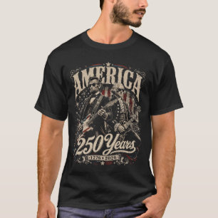 Camiseta Washington & Lincoln Rockeando a América 250º Aniv