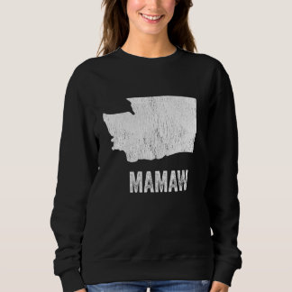 Camiseta Washington Mamaw Washington Silhouette State Coole