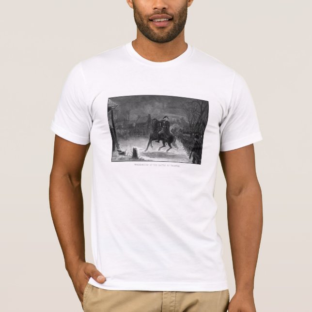Camiseta Washington na batalha de Trenton (Frente)