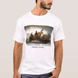 Camiseta Washington que cruza o Delaware