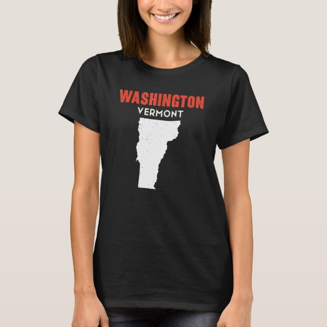Camiseta Washington Vermont USA State America Travel Vermon (Frente)