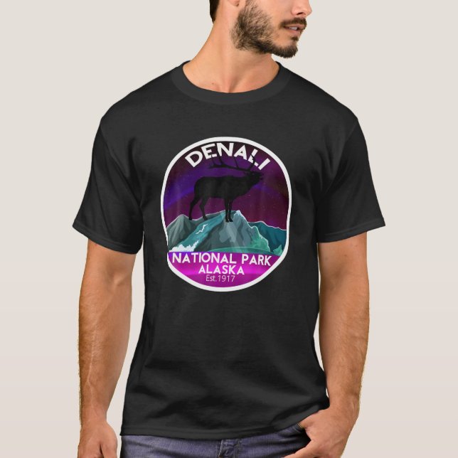Camiseta Wasilla Alaska Norte Lights (Frente)