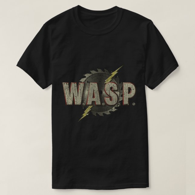 Camiseta WASP Los Angeles 1982 (Frente do Design)