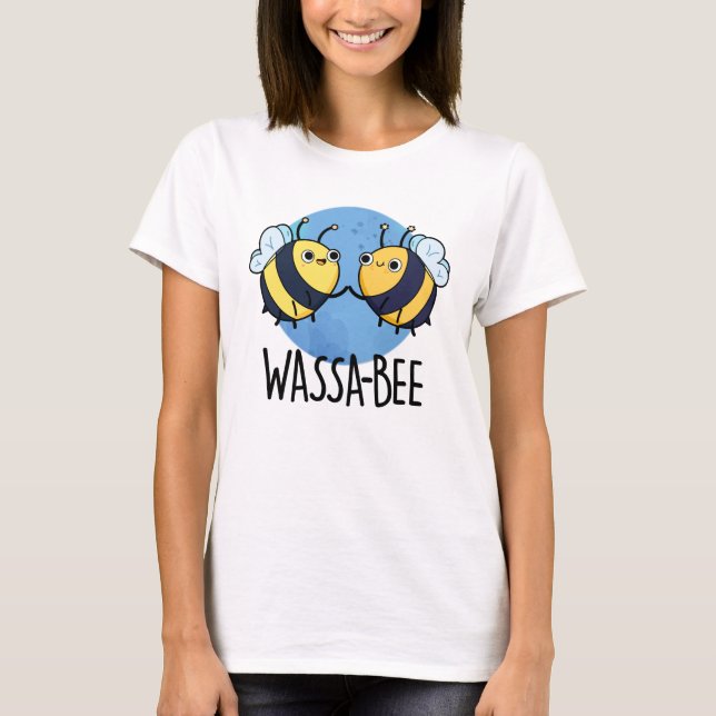 Camiseta Wassabee Funny Wasabi Bee Pun (Frente)