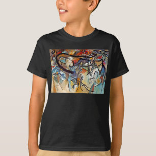 Camiseta Wassily Kandinsky - arte abstracta da composição