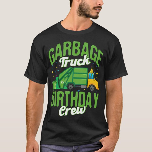 Camiseta Waste Management Recycling Trash Garbage Truck fun (Frente)