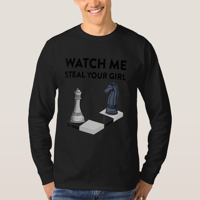 Camiseta Watch Me Steal Your Girl Boy Valentines Day Funny  (Frente)