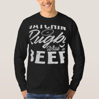 Camiseta Watch Rugby With A Beer Rugby