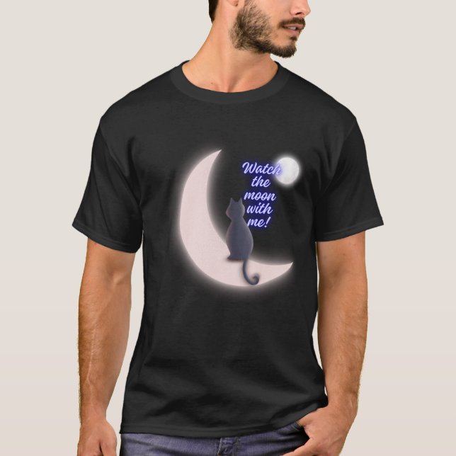 Camiseta watch the moon with me (Frente)