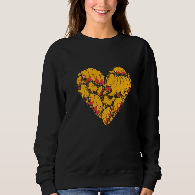 Camiseta Water Bear Microbiology Heart Tardigrade Premium (Frente)
