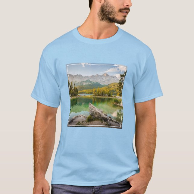 Camiseta Water | Dachstein Mountains Lake Germany (Frente)
