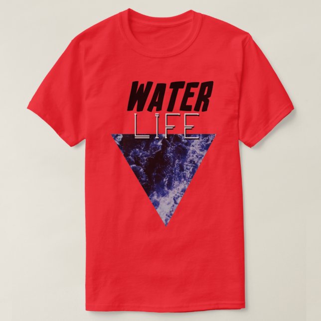 Camiseta Water life (Frente do Design)
