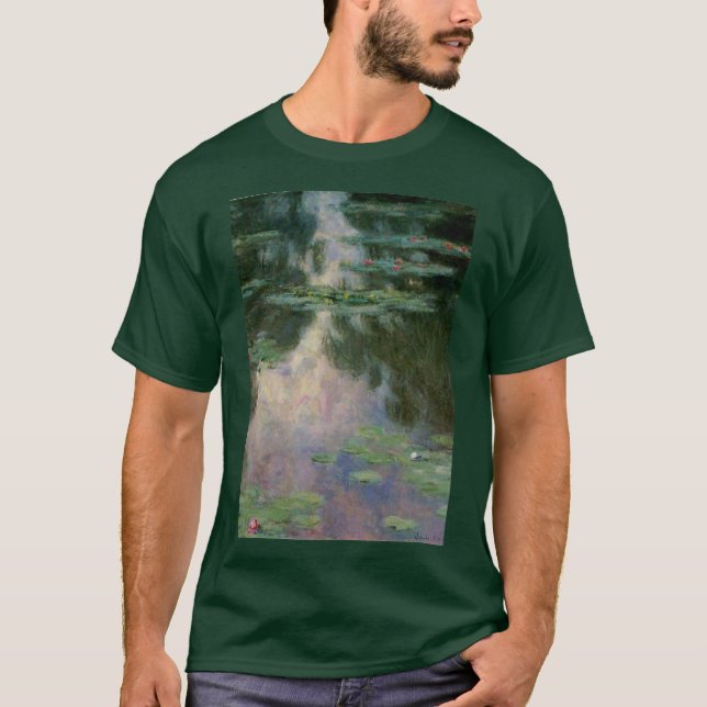 Camiseta WATER LILIES POND por Claude Monet (Frente)