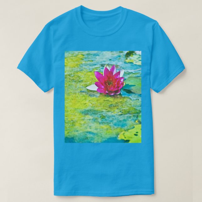 Camiseta Water Lily Lilypad (Frente do Design)