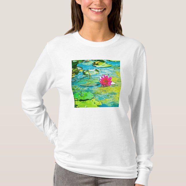 Camiseta Water Lily Lilypad (Frente)