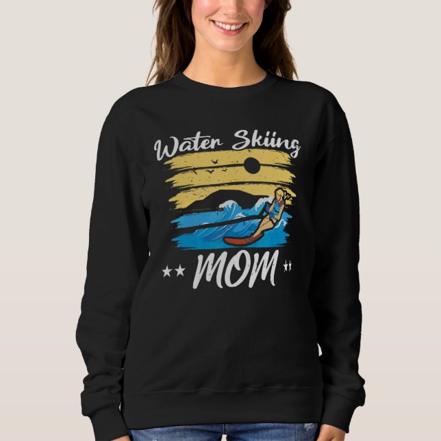 Camiseta Water Skiing Mom Waterskiing Water Skiing Mothers  (Frente)