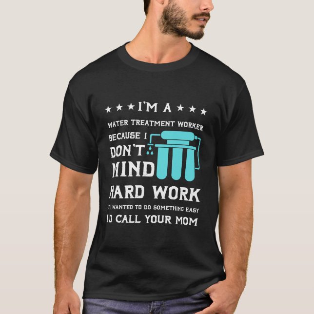 Camiseta Water treatment specialist worker (Frente)