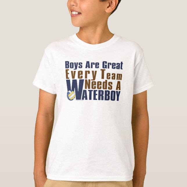 Camiseta Waterboy Vollyball em Azul (Frente)