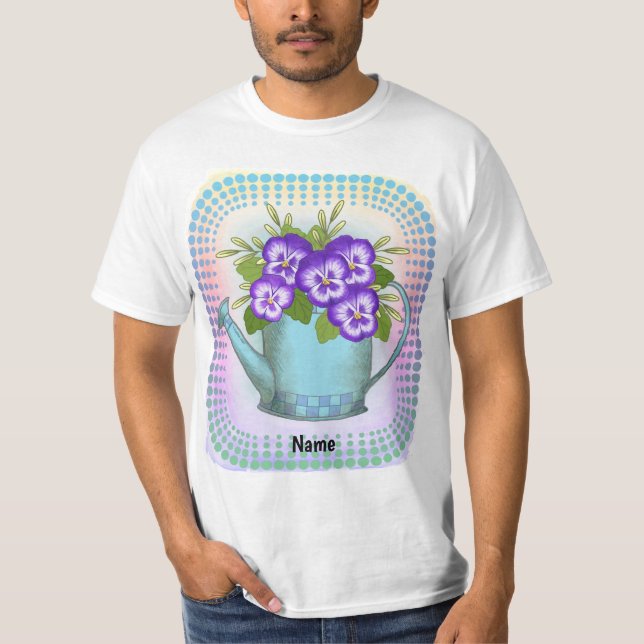 Camiseta Watercan Pansy (Frente)