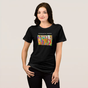 Camiseta Watercolor African Art Awmanutenção Journey