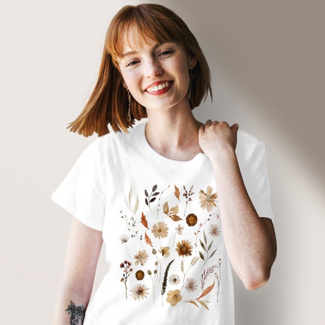 Camiseta Watercolor Autumn Selvagens (Criador carregado)