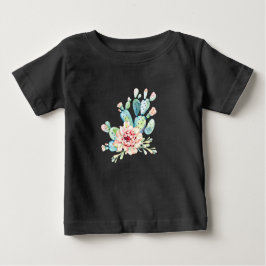 Camiseta Watercolor Cacti Bloom