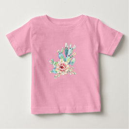 Camiseta Watercolor Cacti Bloom