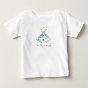 Camiseta Watercolor Christmas Nutcracker Ballerina Dress