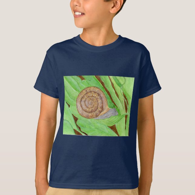 Camiseta Watercolor de Snail (Frente)