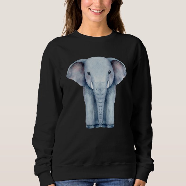 Camiseta Watercolor Elephant (Frente)