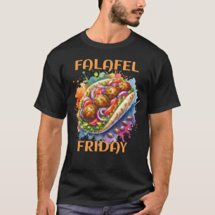 Camiseta Watercolor Falafel Sexta-Feira