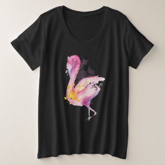 Camiseta Watercolor Flamingo