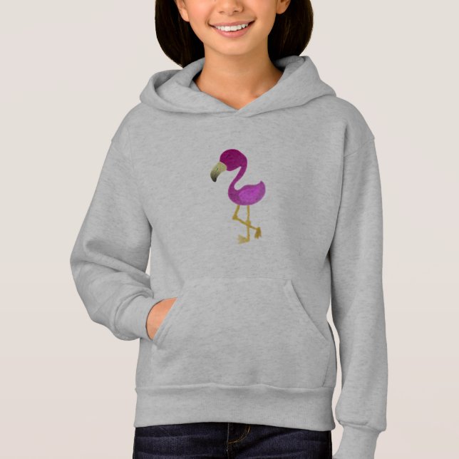 Camiseta Watercolor Flamingo (Frente)