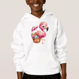 Camiseta Watercolor Flamingo Cartoon Clipart
