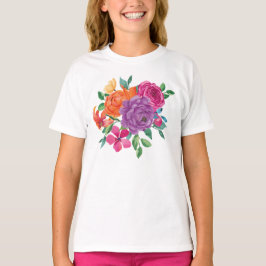 Camiseta Watercolor Floral Fiesta