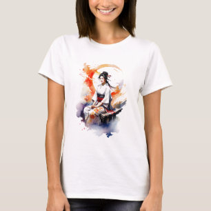 Camiseta Watercolor Geisha
