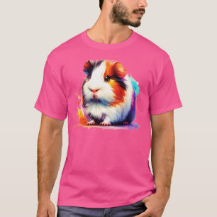 Camiseta Watercolor Guiné Pig
