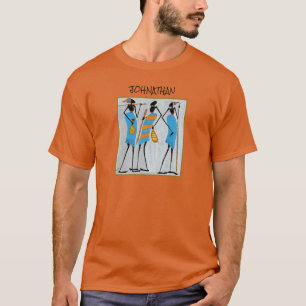Camiseta Watercolor Kenya African Art, Maasai Warriors
