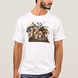 Camiseta Watercolor National Mushroom Mês