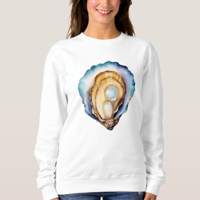 Camiseta Watercolor Oyster Shell (Frente)