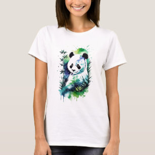 Camiseta Watercolor Panda