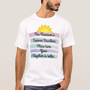 Camiseta Watercolor Sunrise Familiar